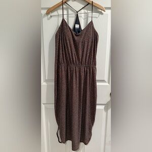 Prana Brown Fall Flecked Athletic Hiking Dress